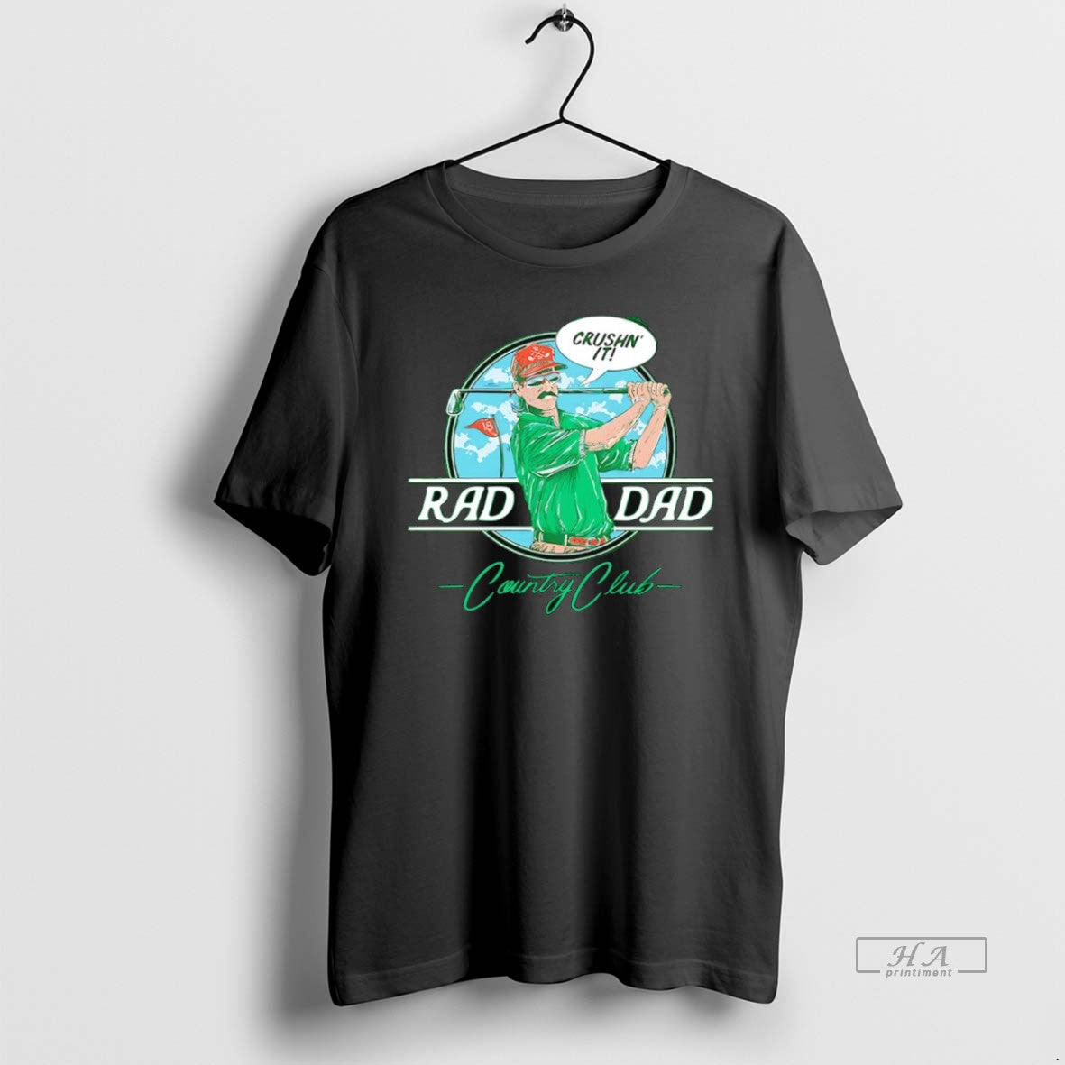 Official Trendy Rad Dad Country Club Crushn It Unisex T-shirt, Sweatshirt, Hoodie, Long Sleeve Tee - T-Shirt, Sweatshirt, Hoodie