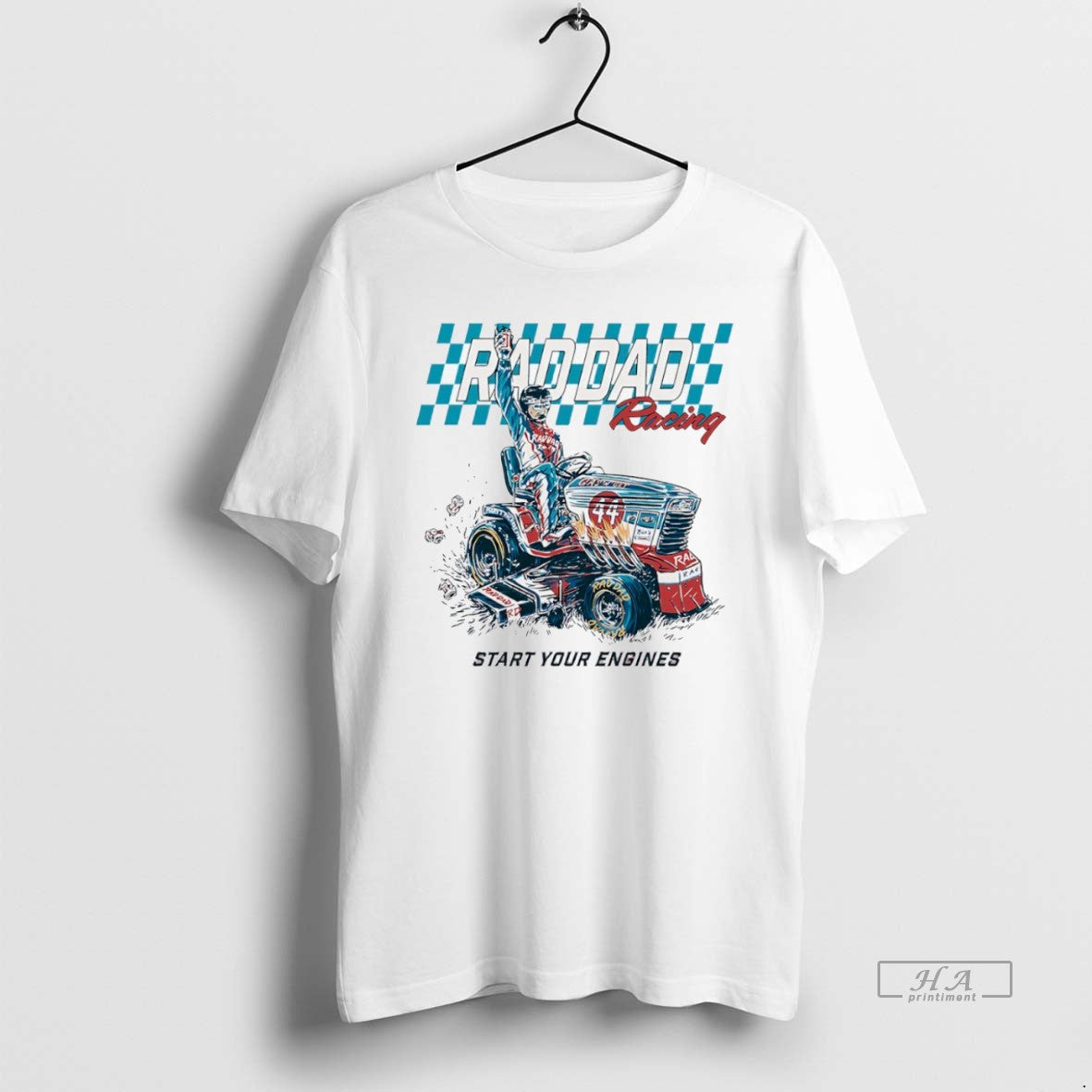 Official Trendy Rad Dad Racing Start Your Engines Unisex T-shirt, Sweatshirt, Hoodie, Long Sleeve Tee - T-Shirt, Sweatshirt, Hoodie