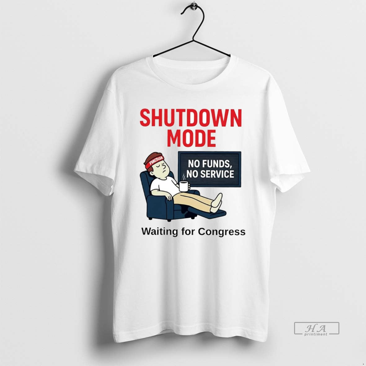 Official Trendy Shutdown Mode Waiting For Congress Unisex T-shirt, Sweatshirt, Hoodie, Long Sleeve Tee - T-Shirt, Sweatshirt, Hoodie