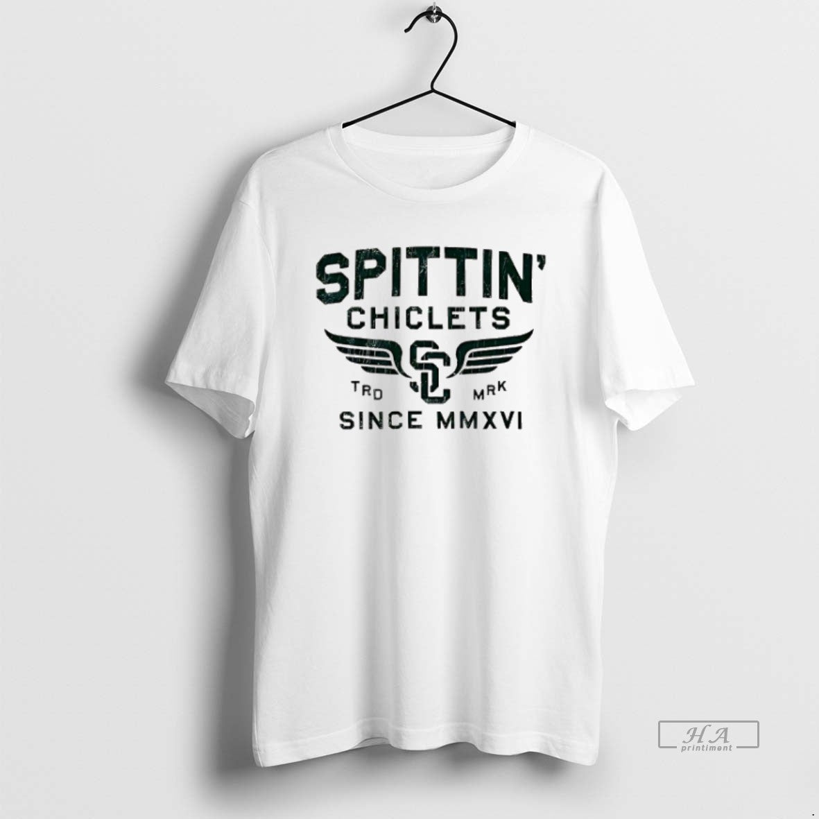 Official Trendy Spittin Chiclets Wings Sc Hockey Since Mmxvi Unisex T-shirt, Sweatshirt, Hoodie, Long Sleeve Tee - T-Shirt, Sweatshirt, Hoodie