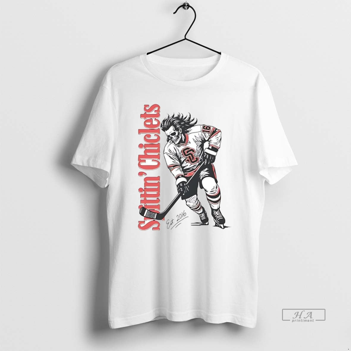 Official Trendy Spittin Chiclets Skullet Est 2016 Unisex T-shirt, Sweatshirt, Hoodie, Long Sleeve Tee - T-Shirt, Sweatshirt, Hoodie