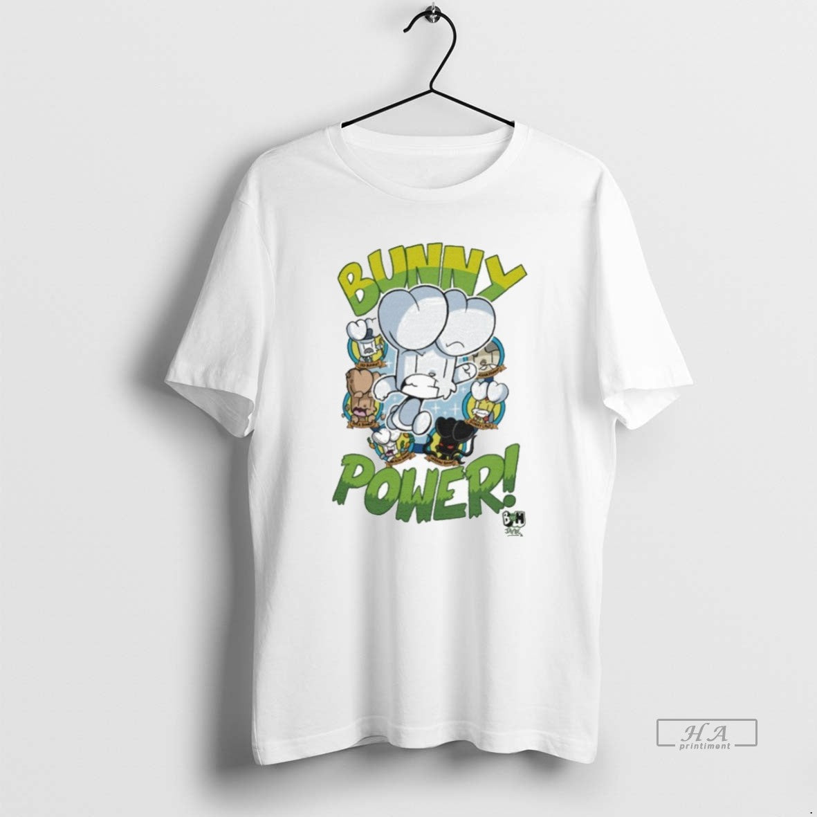 Official Trendy The Phoenix Comic Bunny Power Vs Monkey Unisex T-shirt, Sweatshirt, Hoodie, Long Sleeve Tee - T-Shirt, Sweatshirt, Hoodie