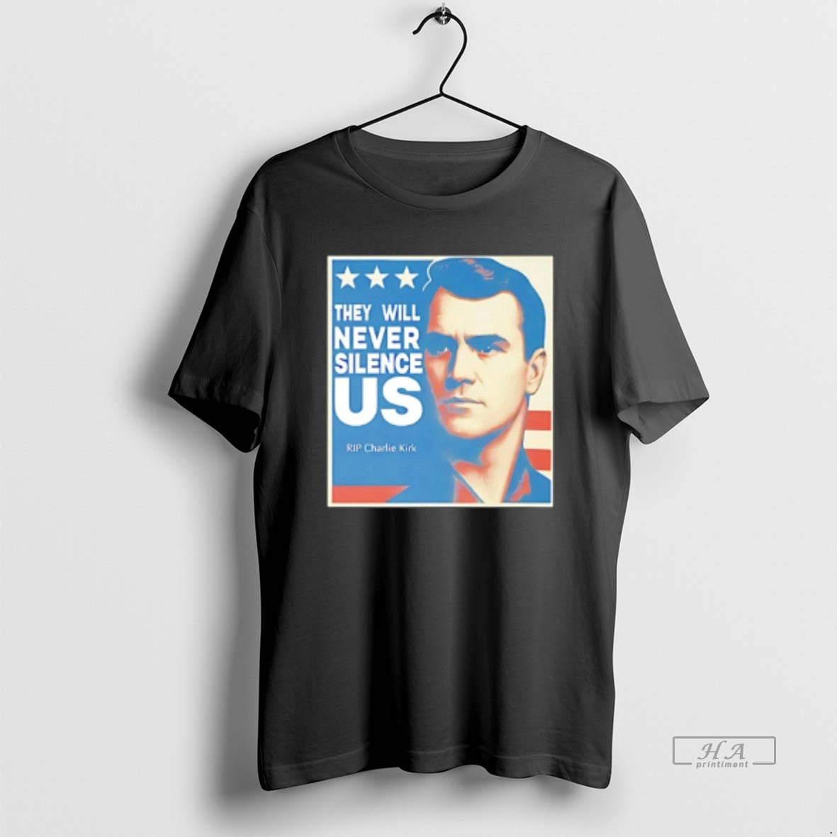Official Trendy They Will Never Silence Charlie Kirk Unisex T-shirt, Sweatshirt, Hoodie, Long Sleeve Tee - T-Shirt, Sweatshirt, Hoodie