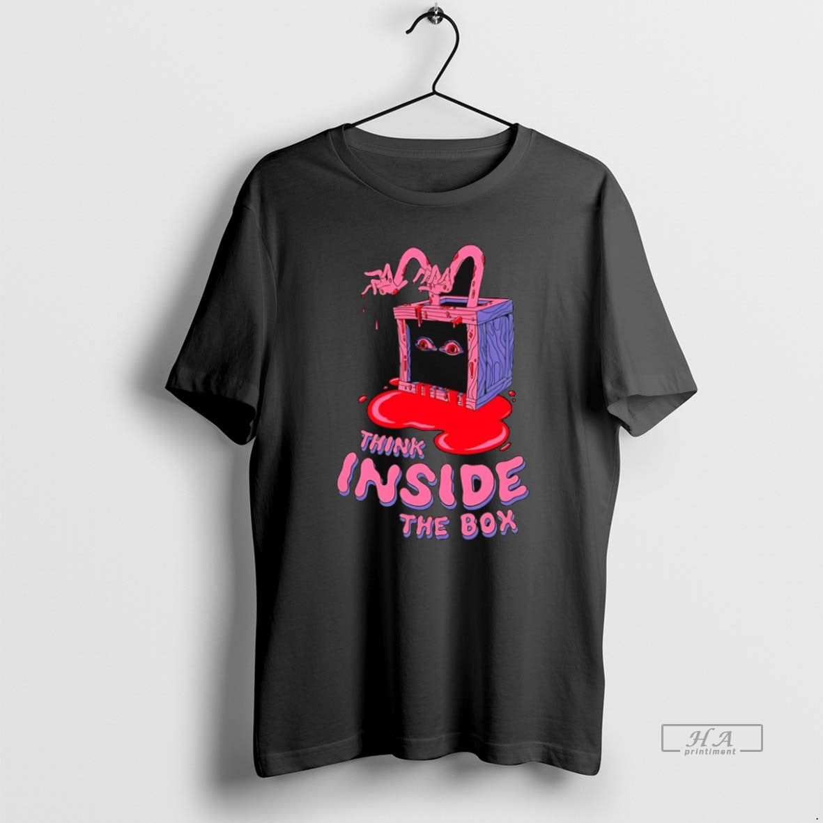 Official Trendy Think Inside The Box Unisex T-shirt, Sweatshirt, Hoodie, Long Sleeve Tee - T-Shirt, Sweatshirt, Hoodie