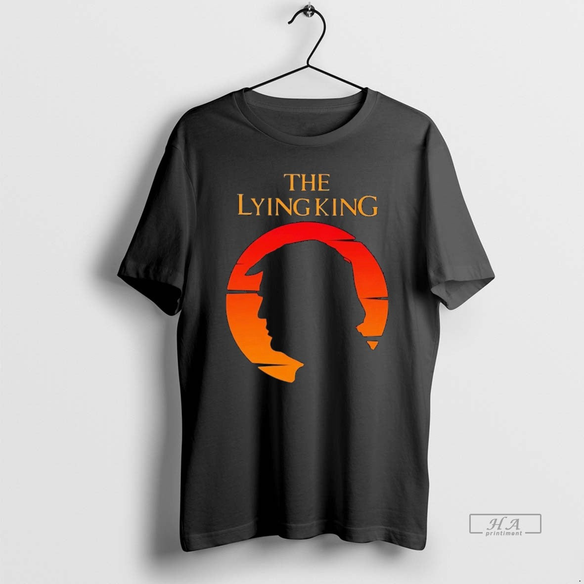Official Trendy Trump The Lying King Unisex T-shirt, Sweatshirt, Hoodie, Long Sleeve Tee - T-Shirt, Sweatshirt, Hoodie