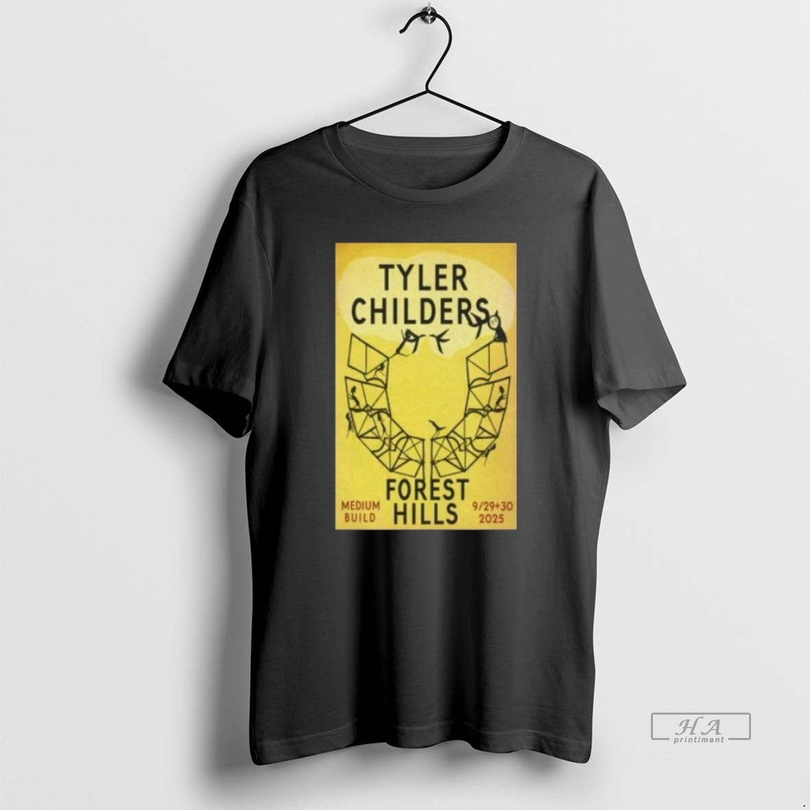 Official Trendy Tyler Childers Two Night Forest Hills Live 2025 Unisex T-shirt, Sweatshirt, Hoodie, Long Sleeve Tee - T-Shirt, Sweatshirt, Hoodie