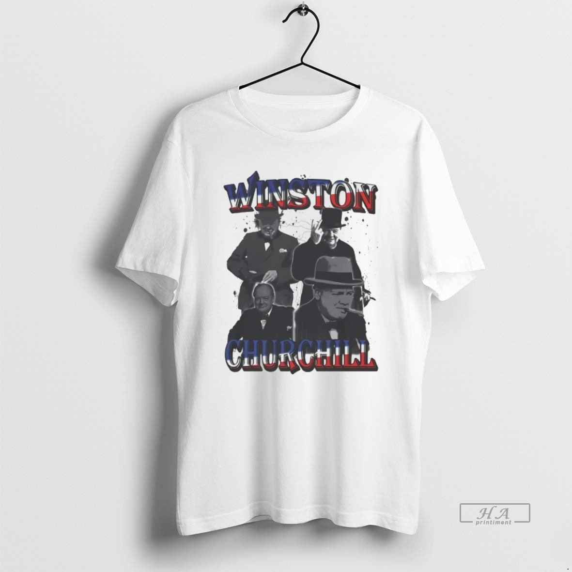 Official Trendy Winston Churchill Portrait Unisex T-shirt, Sweatshirt, Hoodie, Long Sleeve Tee - T-Shirt, Sweatshirt, Hoodie