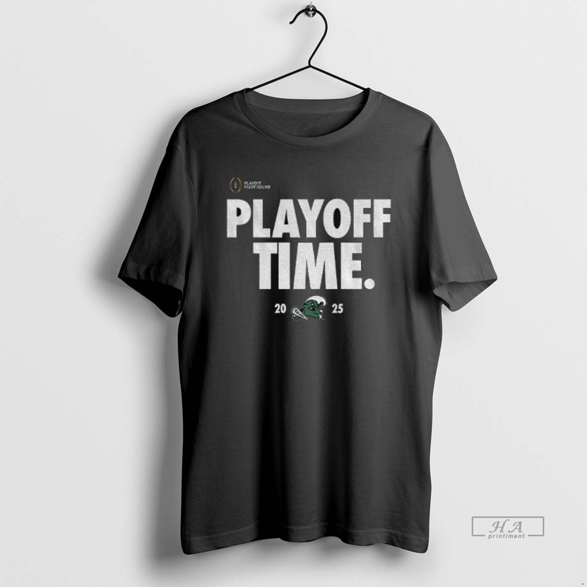 Official Tulane Green Wave Football Playoff Time College Football Playoff 2025 Logo - T-Shirt, Sweatshirt, Hoodie