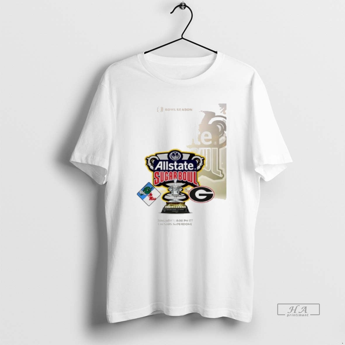 Official Tulane And Ole Miss Vs Georgia Allstate Sugar Bowl 2026 - T-Shirt, Sweatshirt, Hoodie