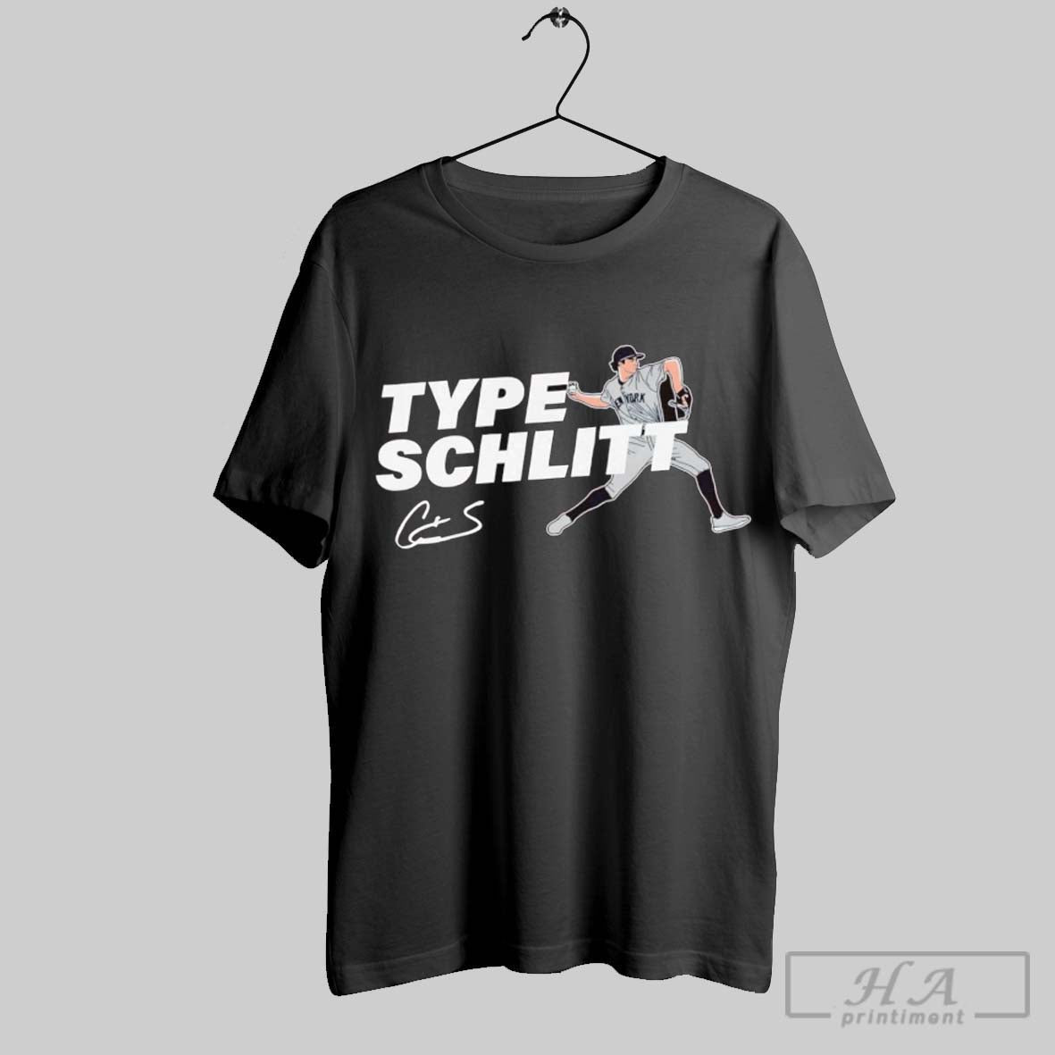 Official Type Schlitt Throwing Signature Yankees Unisex T-shirt, Sweatshirt, Hoodie, Long Sleeve Tee - T-Shirt, Sweatshirt, Hoodie