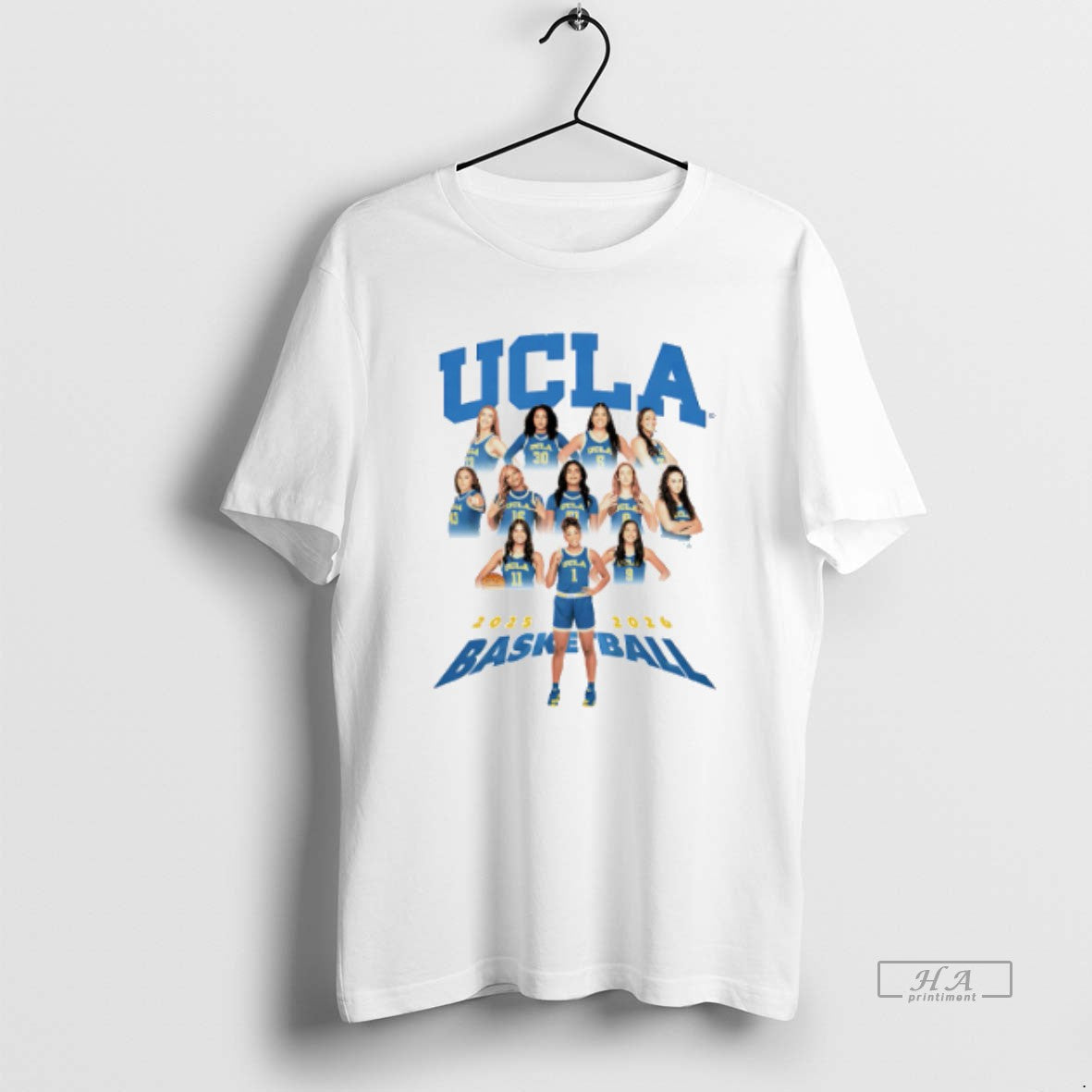 Official Ucla Womens Basketballb 2025 2026 Team Collage - T-Shirt, Sweatshirt, Hoodie