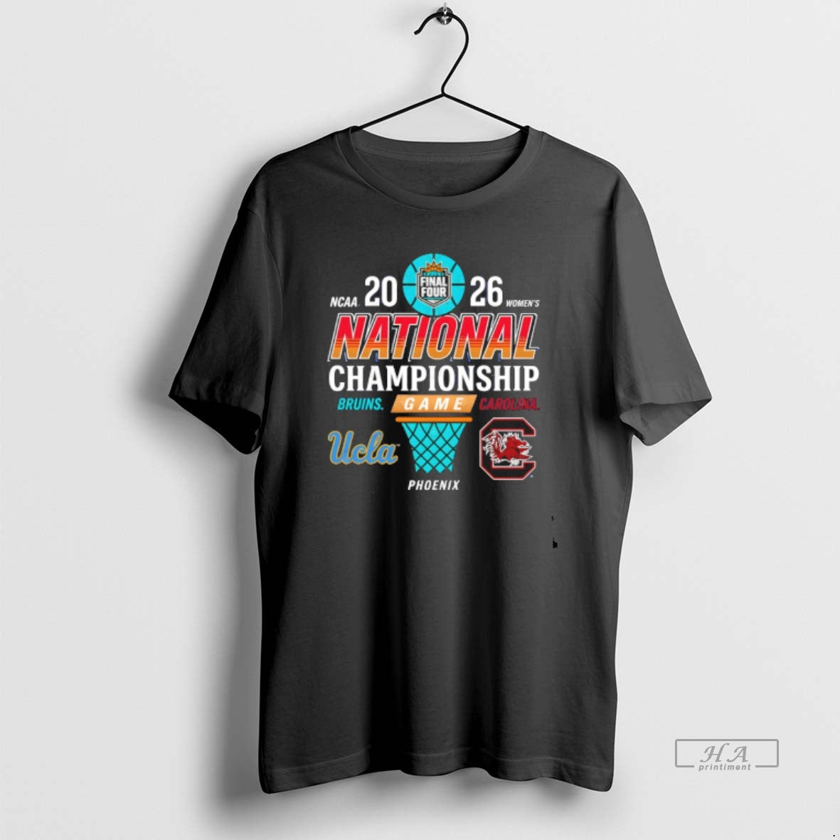 Official Ucla Vs South Carolina National Championship Game 2026 Womens Basketball Unisex T-shirt, Sweatshirt, Hoodie, Long Sleeve Tee - T-Shirt, Sweatshirt, Hoodie
