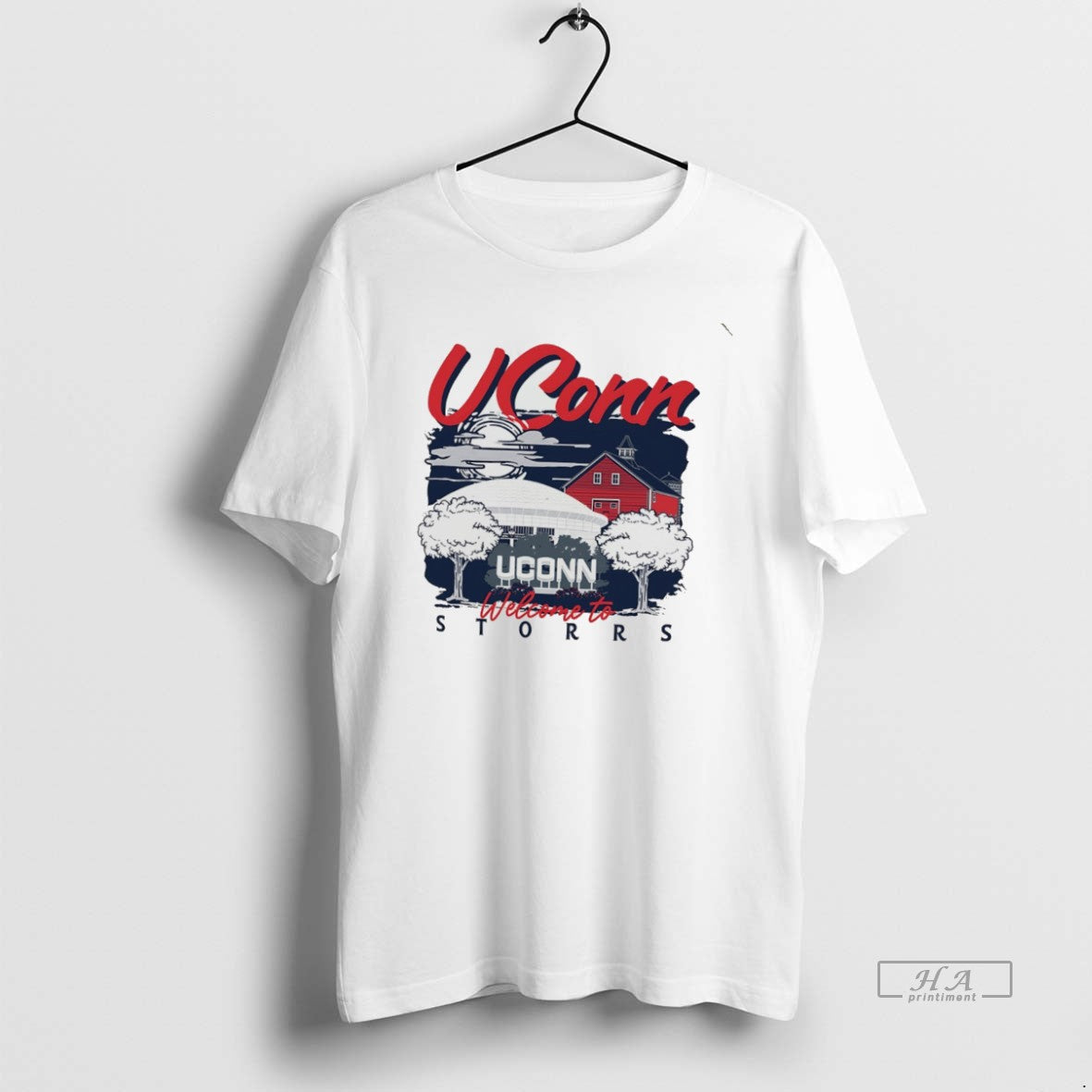 Official Uconn Huskies Welcome To Storrs - T-Shirt, Sweatshirt, Hoodie