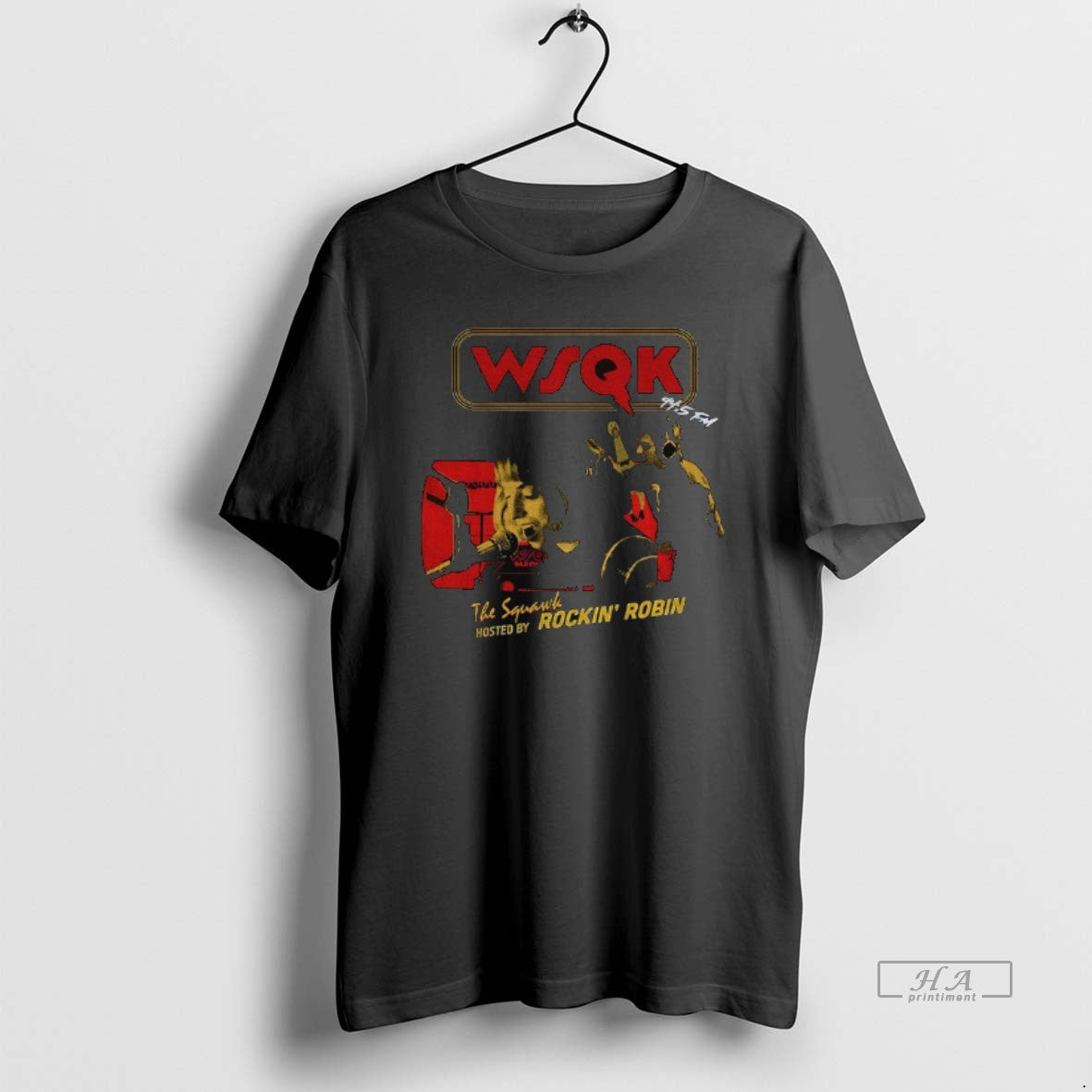 Official Wsqk Rockin Robin The Squawkosted By Radio - T-Shirt, Sweatshirt, Hoodie