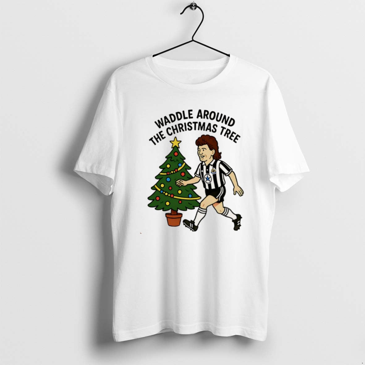 Official Waddle Around The Christmas Tree Newcastle Christmas - T-Shirt, Sweatshirt, Hoodie