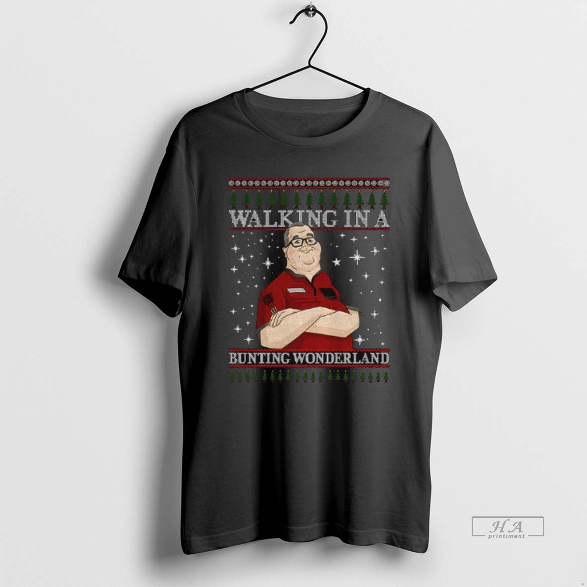 Official Walking In A Bunting Wonderland Merry Christmas - T-Shirt, Sweatshirt, Hoodie
