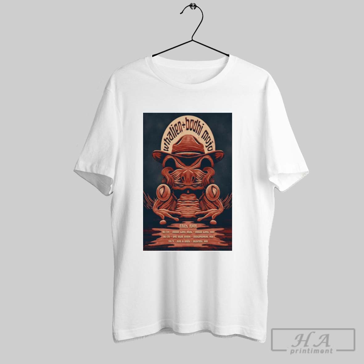Official Whalien Bodhi Mojo Fall Tour 2025 Unisex T-shirt, Sweatshirt, Hoodie, Long Sleeve Tee - T-Shirt, Sweatshirt, Hoodie