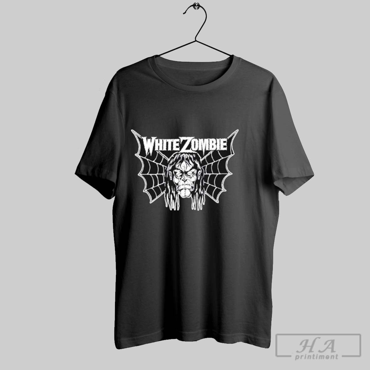 Official White Zombie Bat Face Logo Unisex T-shirt, Sweatshirt, Hoodie, Long Sleeve Tee - T-Shirt, Sweatshirt, Hoodie
