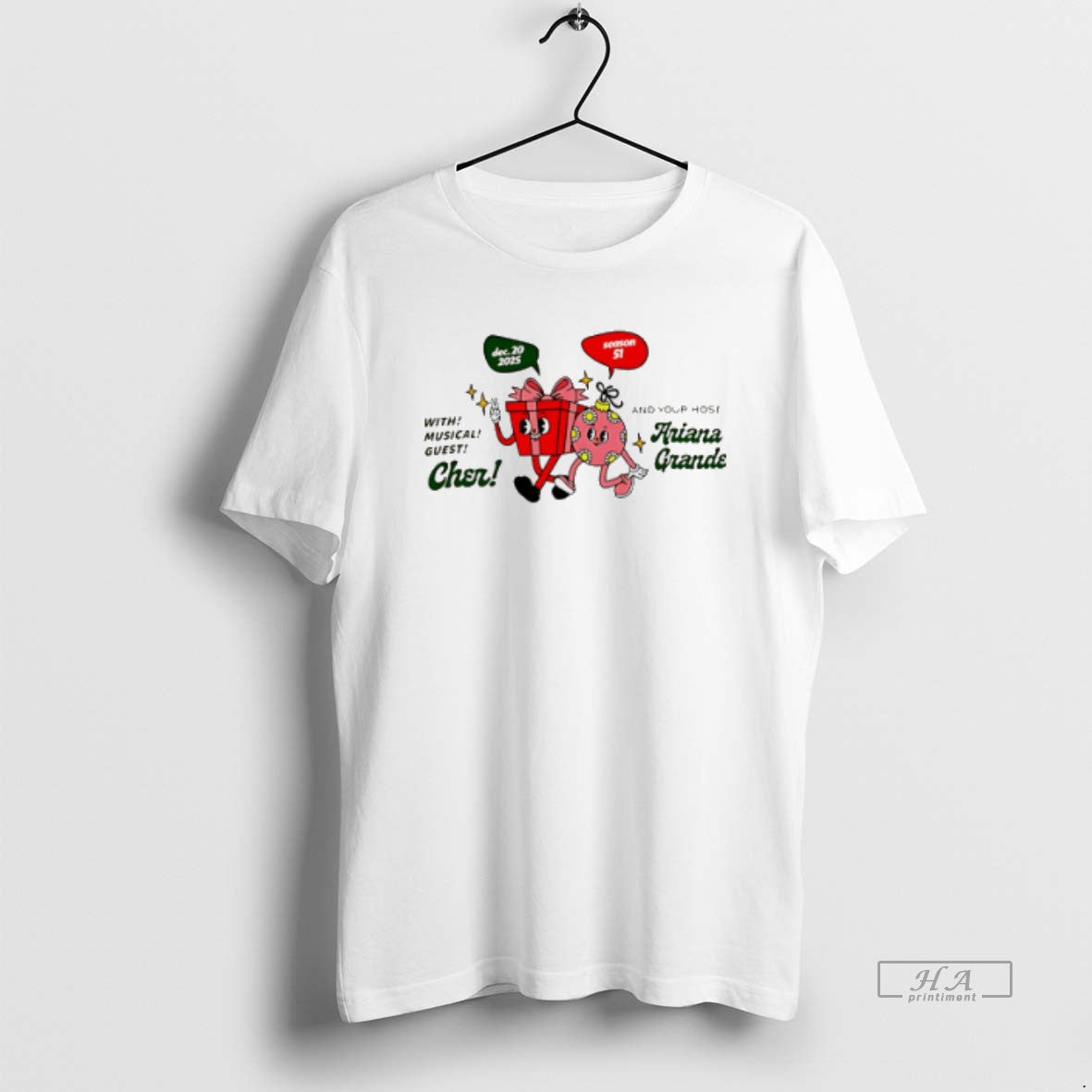 Official With Musical Guest Cher And Your Host Ariana Grande - T-Shirt, Sweatshirt, Hoodie