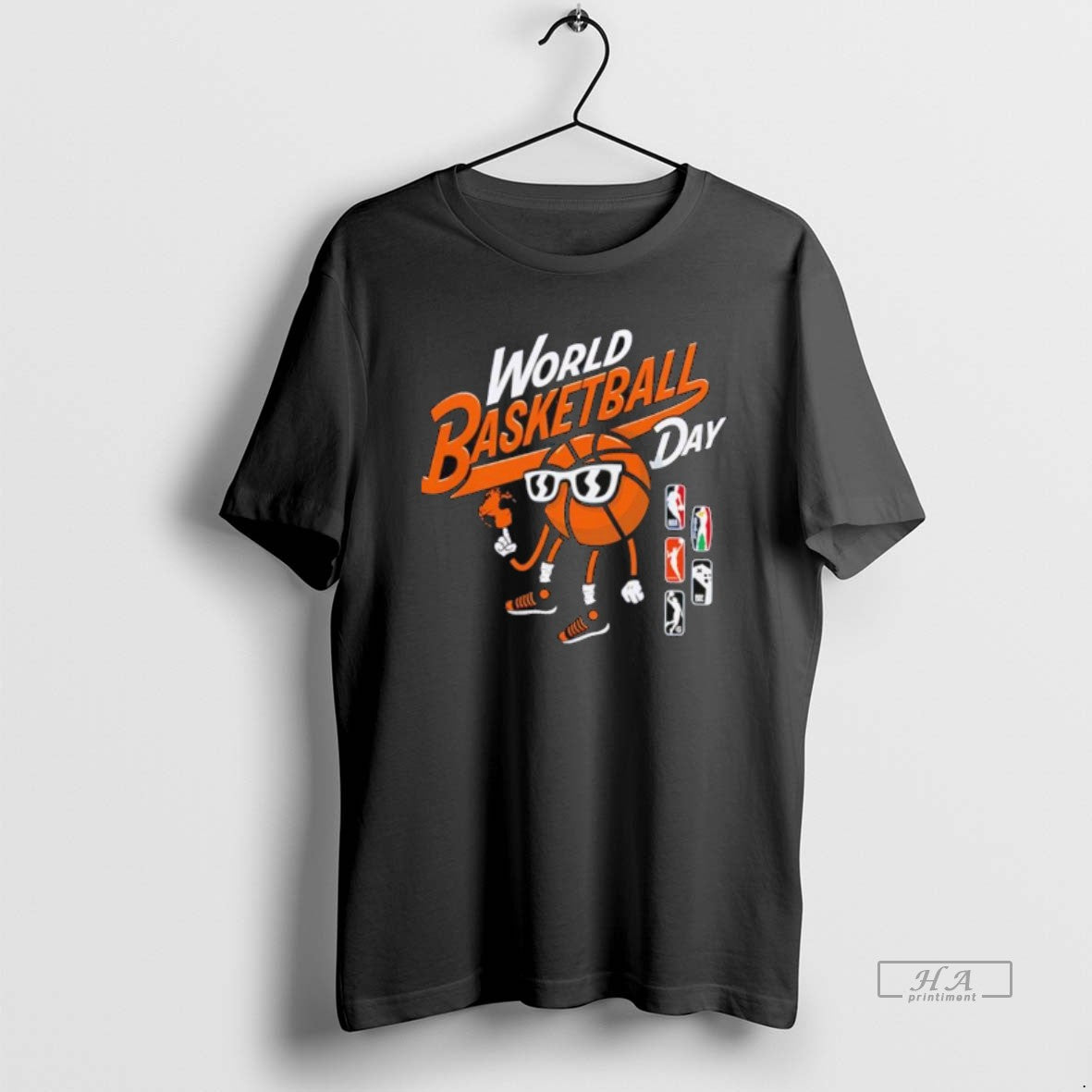 Official World Basketball Day Nba Logos - T-Shirt, Sweatshirt, Hoodie