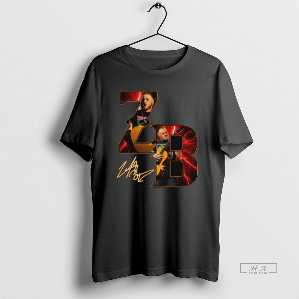 Official Zach Bryan 2026 Tour Zb Singer Signature - T-Shirt, Sweatshirt, Hoodie
