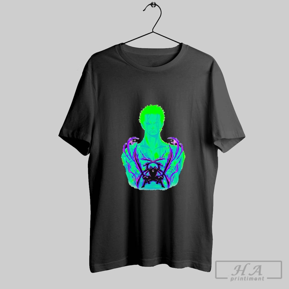 Official Zoro Demon Swords Unisex T-shirt, Sweatshirt, Hoodie, Long Sleeve Tee - T-Shirt, Sweatshirt, Hoodie