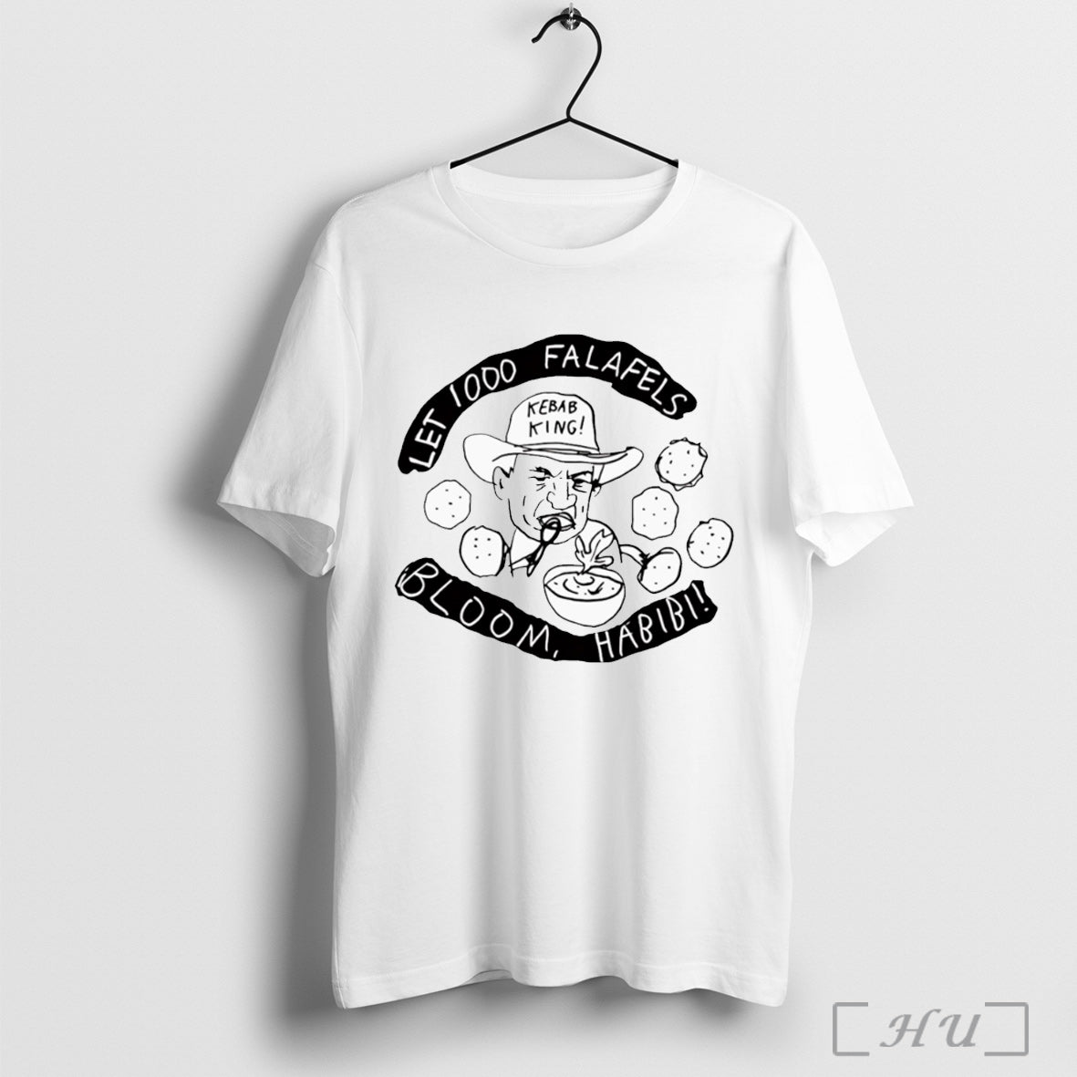 Officials 1000 Falafels Bloom Habibi T Shirt Unisex T-shirt, Sweatshirt, Hoodie, Long Sleeve Tee - T-Shirt, Sweatshirt, Hoodie