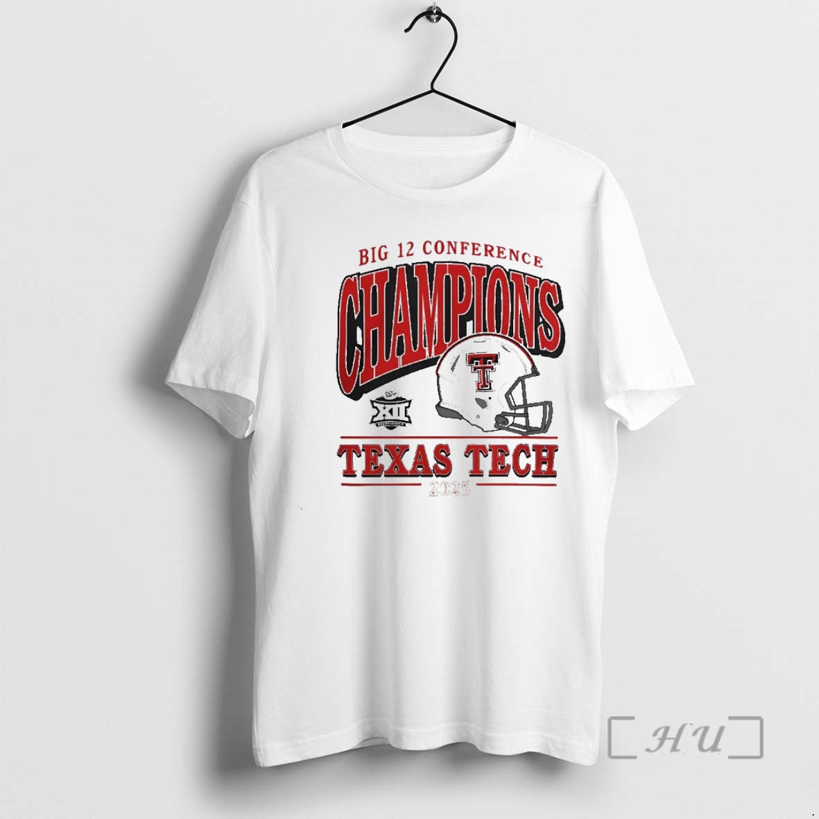 Officials 2025 Big 12 Conference Champions Texas Tech Red Raiders Helmet Christmas Premium T Shirts - T-Shirt, Sweatshirt, Hoodie