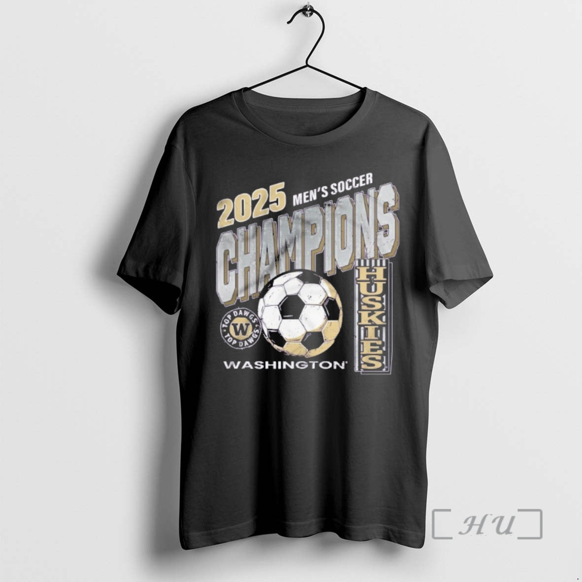 Officials 2025 Mens Soccer Champions Huskies Washington Ball - T-Shirt, Sweatshirt, Hoodie