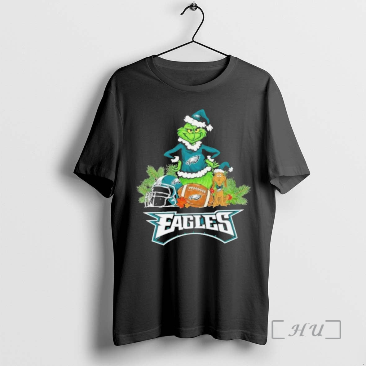 Officials 2025 Santa Grinch X Dog Ball Merry Christmas Philadelphia Logo Premium T Shirts Sweater - T-Shirt, Sweatshirt, Hoodie