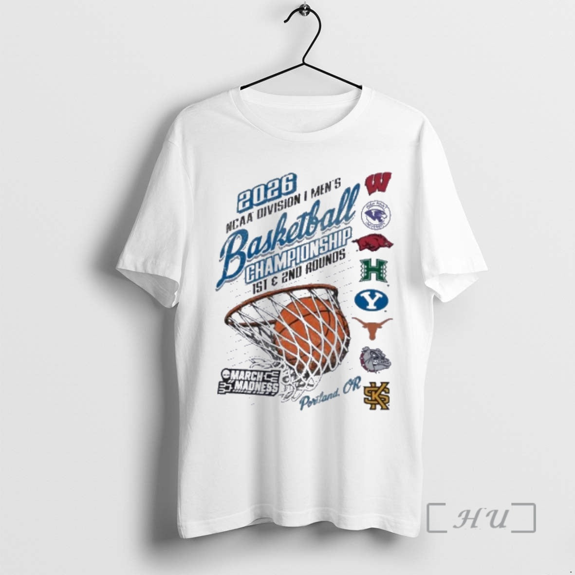 Officials 2026 Ncaa Di Mens Basketball Championship Regional 8 Teams Portland Oregon Premium T Shirts - T-Shirt, Sweatshirt, Hoodie