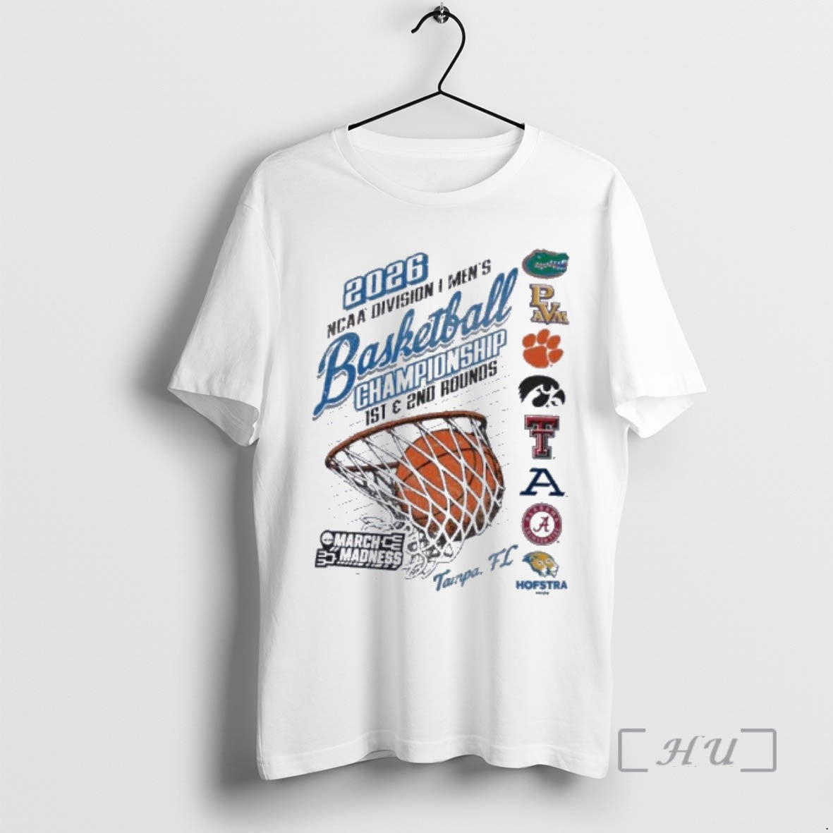 Officials 2026 Ncaa Di Mens Basketball Championship Regional 8 Teams Tampa Florida Premium T Shirts - T-Shirt, Sweatshirt, Hoodie
