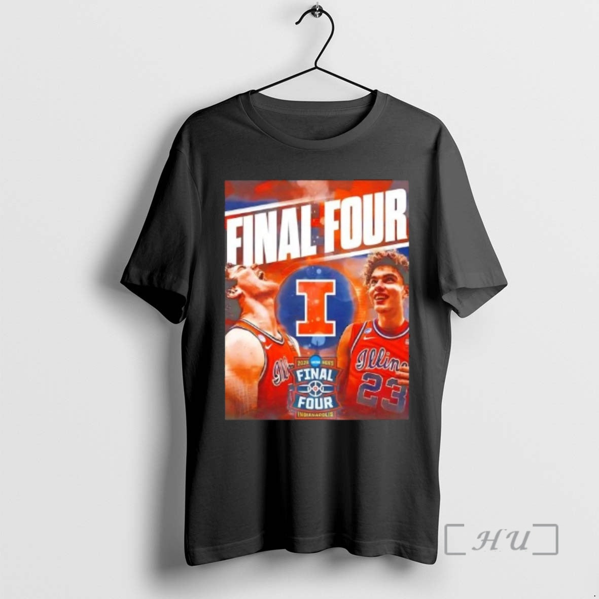Officials 2026 Ncaa Illinois Fighting Illini Final Four 2026 Basketball Graphic Premium T Shirts Sweater - T-Shirt, Sweatshirt, Hoodie