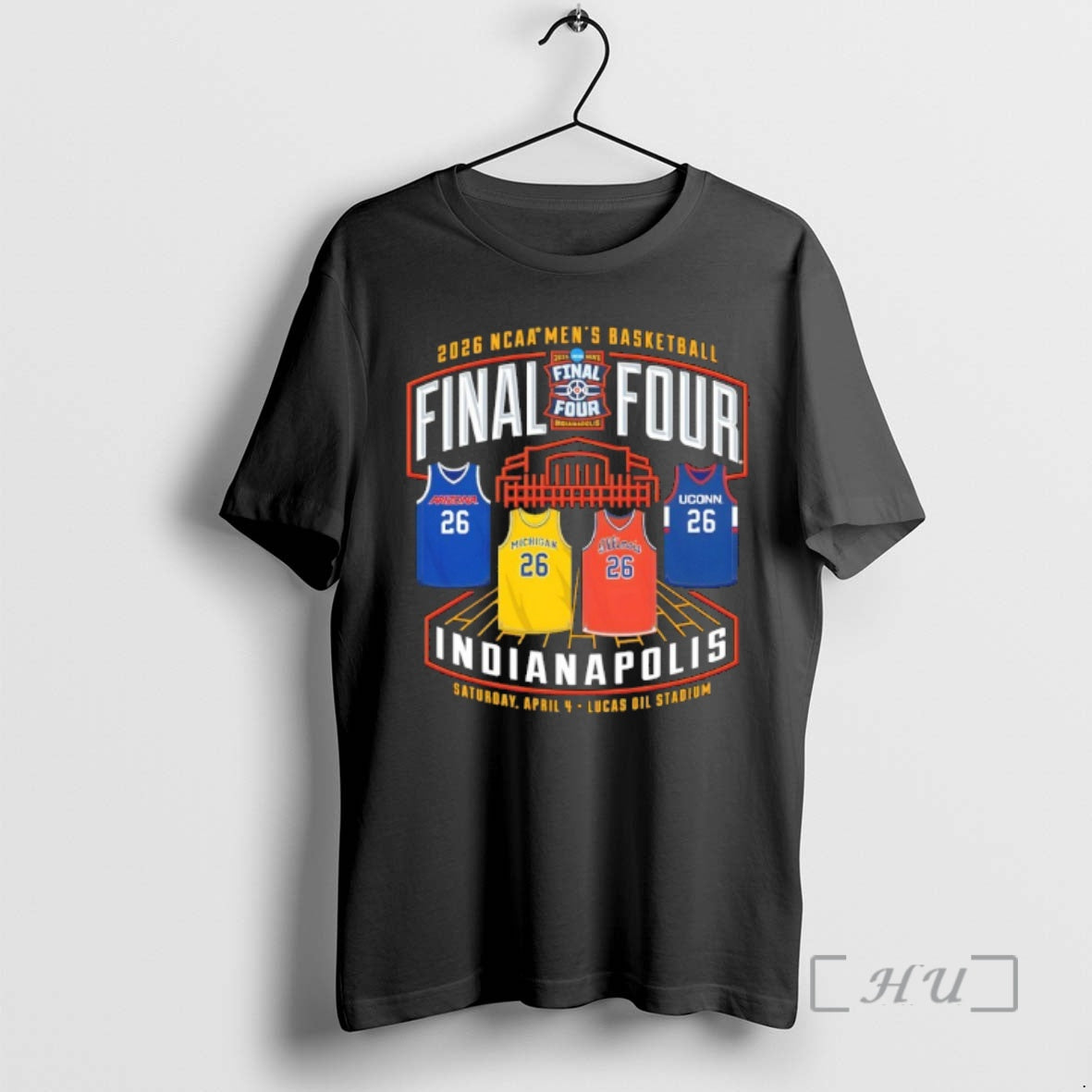 Officials 2026 Ncaa Mens Basketball Final Four Jerseys Lucas Oil Stadium Premium T Shirts Sweater - T-Shirt, Sweatshirt, Hoodie