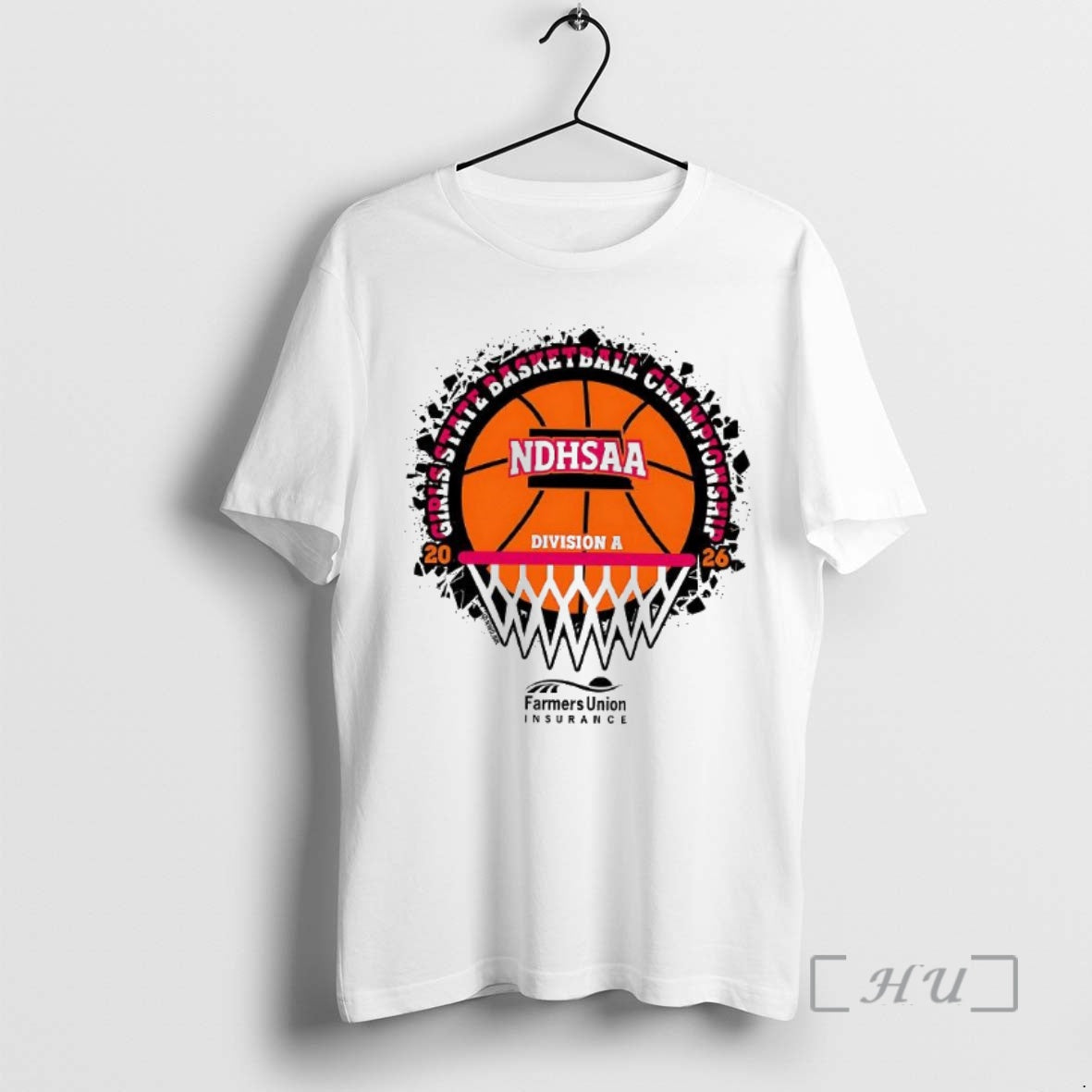 Officials 2026 Ndhsaa Division A Girls Basketball State Tournament Merchandise Woman Premium T Shirts Sweater - T-Shirt, Sweatshirt, Hoodie