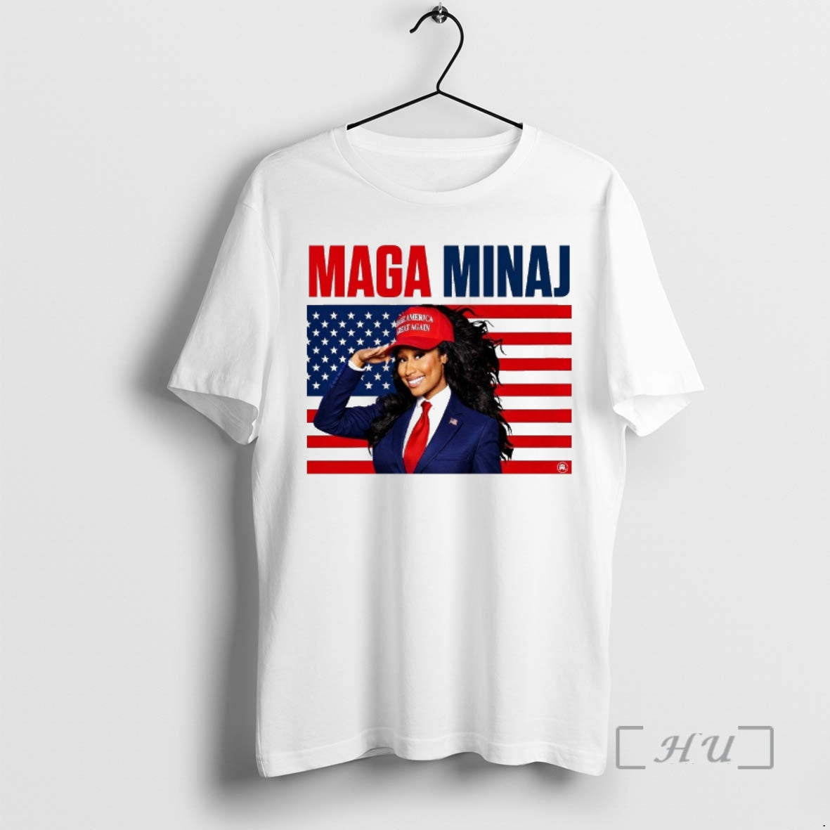 Officials 2026 Nicki Minaj Maga Make America Great Again Usa Flag Premium T Shirts Sweater - T-Shirt, Sweatshirt, Hoodie