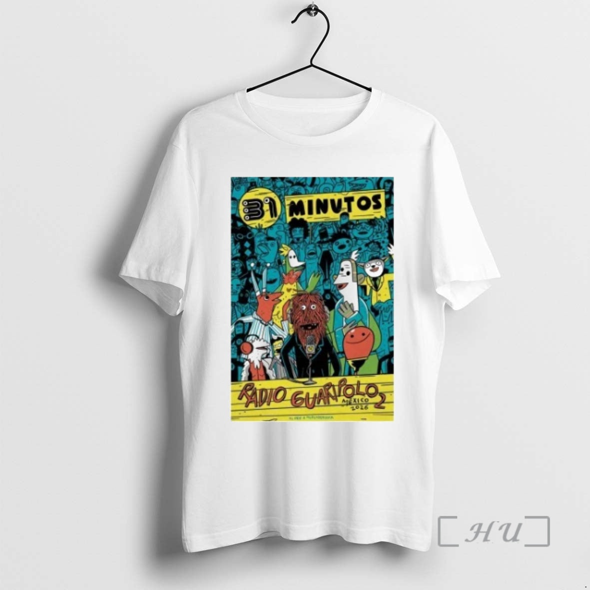 Officials 31 Minutos Radio Guaripolo 2 Mexico Tour 2026 Unisex T-shirt, Sweatshirt, Hoodie, Long Sleeve Tee - T-Shirt, Sweatshirt, Hoodie