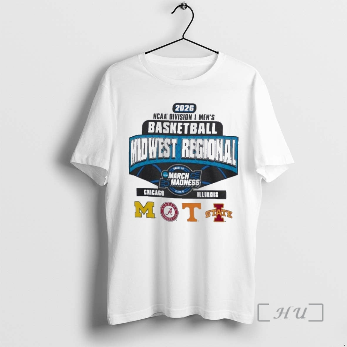 Officials 4 Team 2026 Ncaa Di Mens Basketball Midwest Regional Chicago Illinois Premium T Shirts - T-Shirt, Sweatshirt, Hoodie
