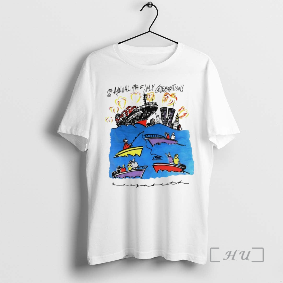 Officials 6th Annual 4th Of July Celebration Graphics - T-Shirt, Sweatshirt, Hoodie