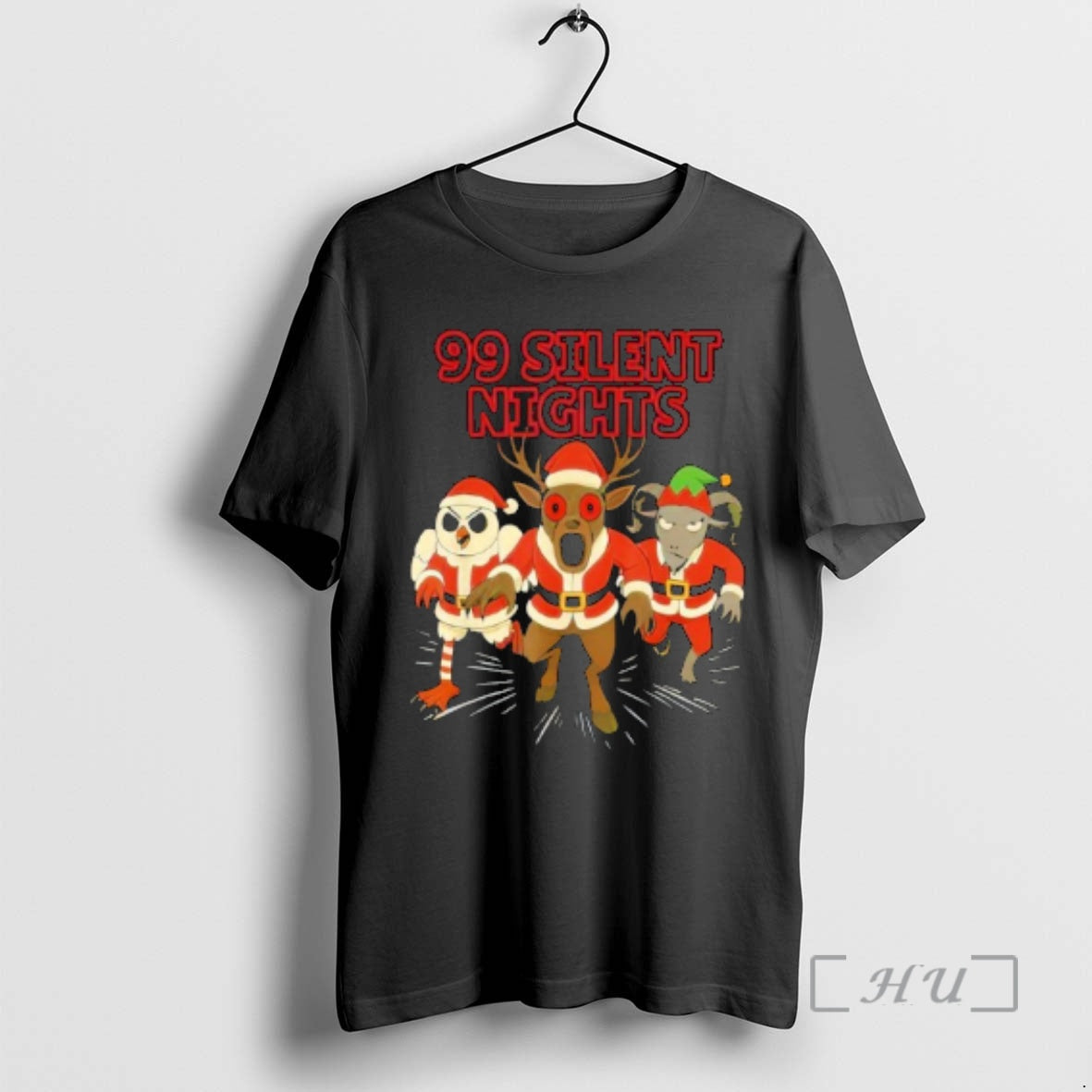 Officials 99 Silent Nights In The Forest Christmas Holiday For Gamers Premium T Shirts Sweater - T-Shirt, Sweatshirt, Hoodie