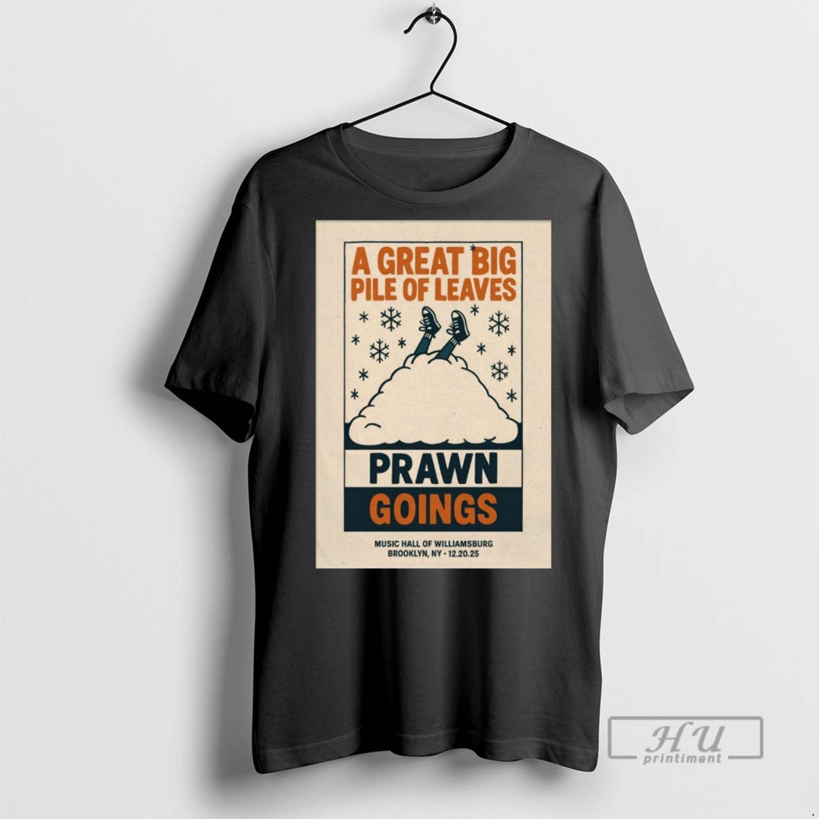 Officials A Great Big Pile Of Leaves Prawn Goings December 20 2025 In Brooklyn Ny Unisex T-shirt, Sweatshirt, Hoodie, Long Sleeve Tee - T-Shirt, Sweatshirt, Hoodie