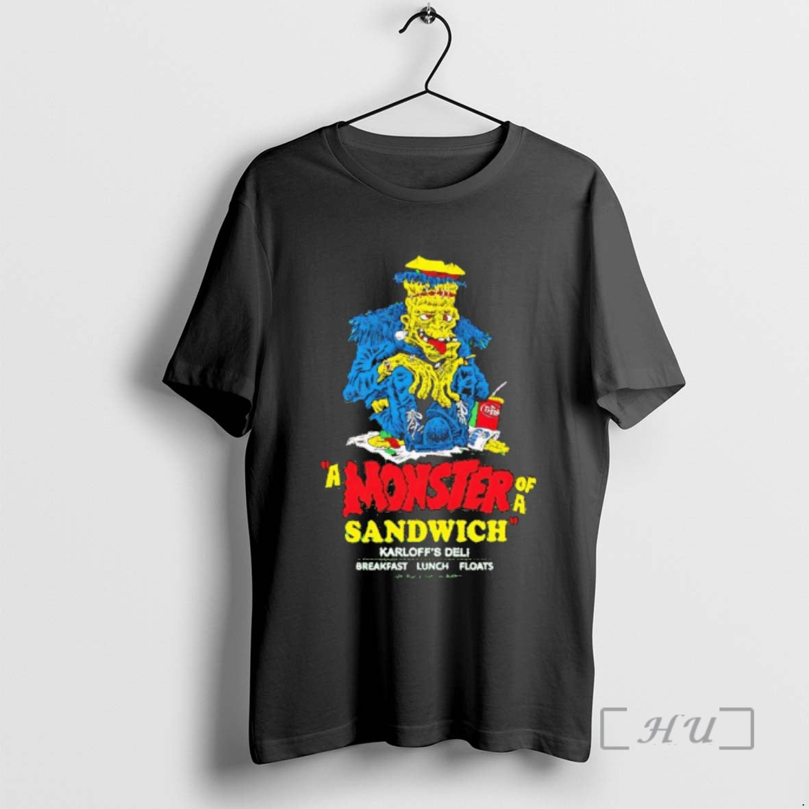 Officials A Monster Of A Sandwich Karloffs Deli Breakfast Lunch Floats Premium T Shirts Sweater - T-Shirt, Sweatshirt, Hoodie