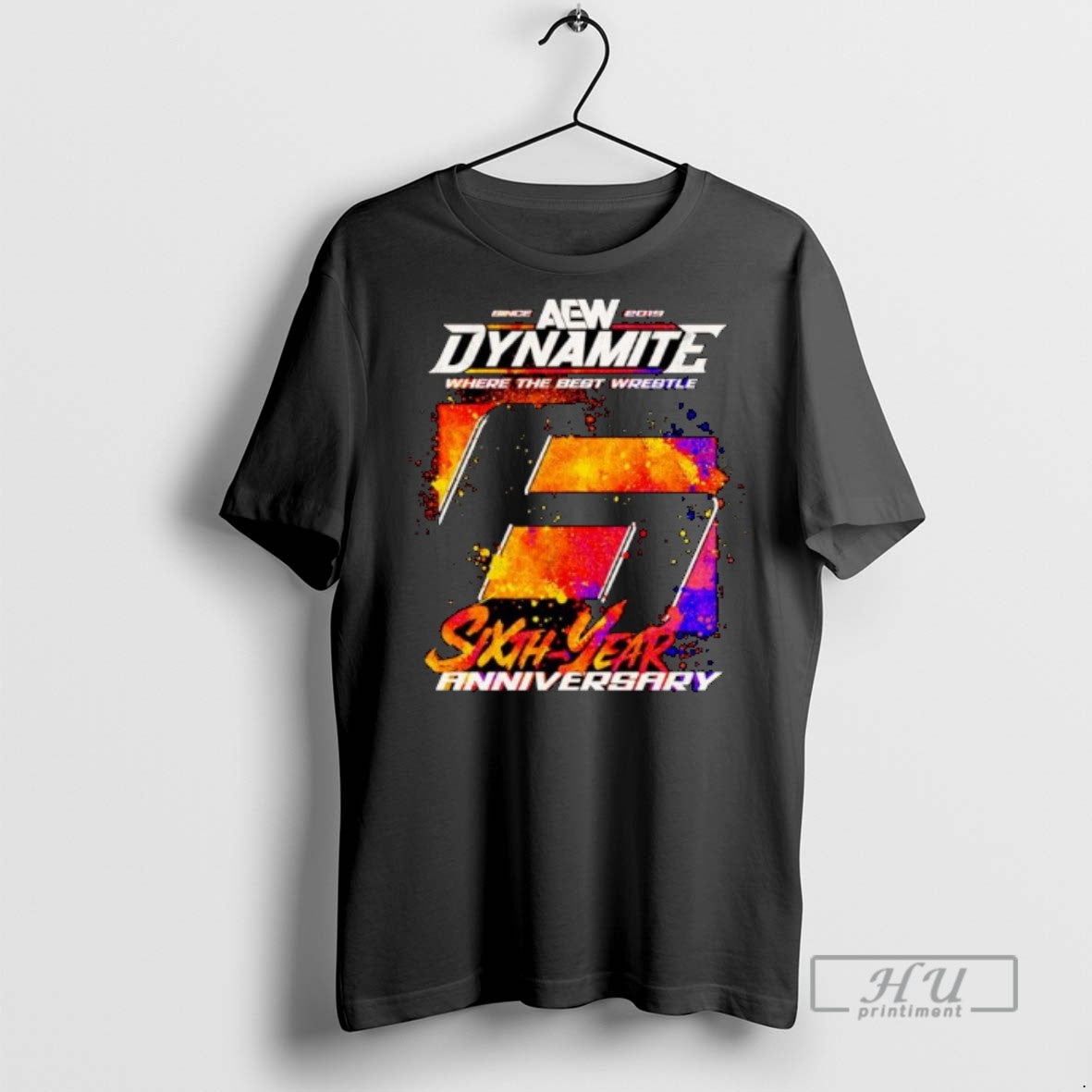 Officials Aew Dynamite 6th Anniversary Where The Best Wrestle Ornaments T Shirts Unisex T-shirt, Sweatshirt, Hoodie, Long Sleeve Tee - T-Shirt, Sweatshirt, Hoodie