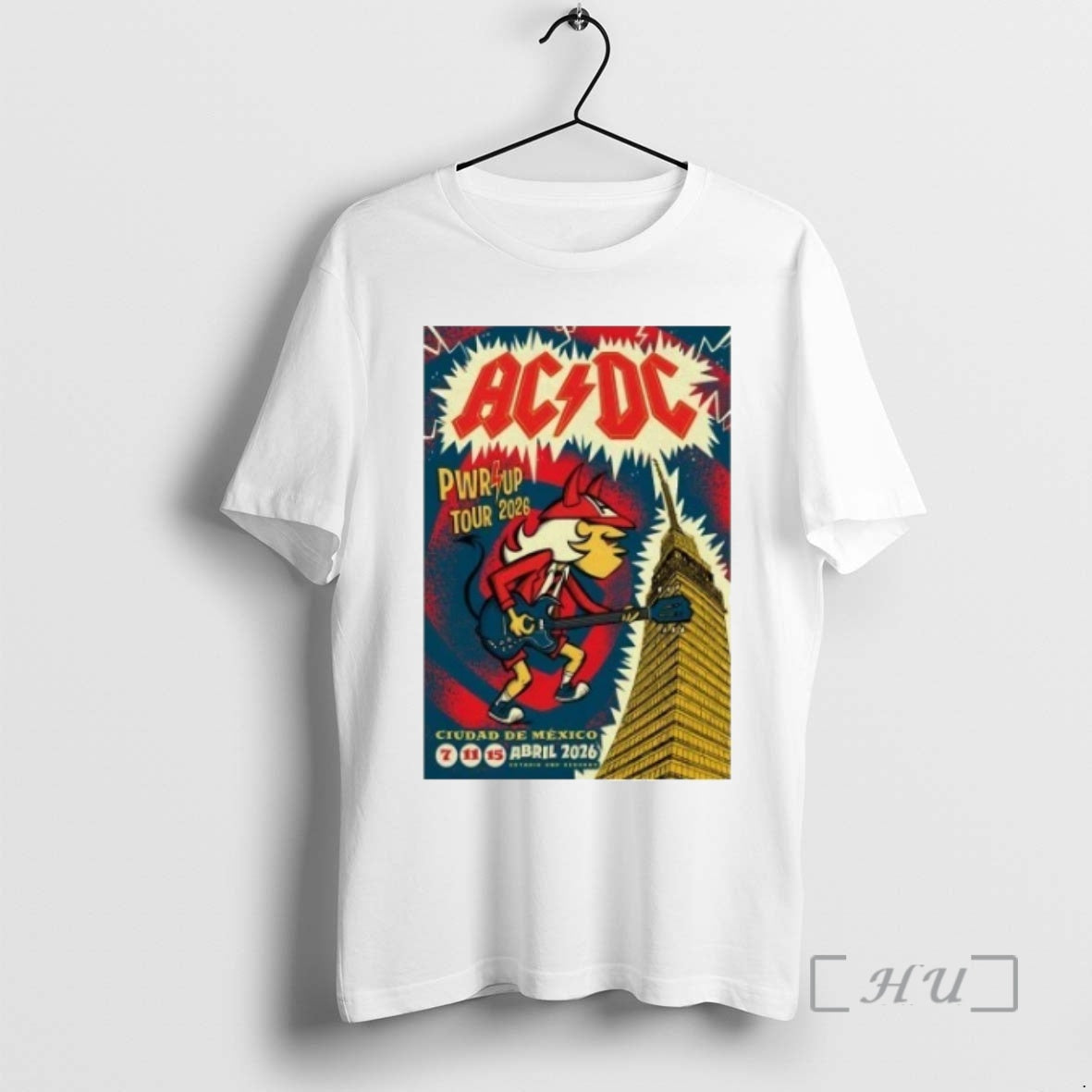 Officials Ac Dc Estadio Gnp Seguros Mexico Apr 7 11 15 2026 Premium T Shirts Unisex T-shirt, Sweatshirt, Hoodie, Long Sleeve Tee - T-Shirt, Sweatshirt, Hoodie