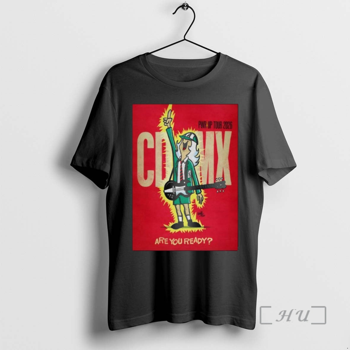 Officials Ac Dc Pwr Up Tour 2026 Cdmx Are You Ready Premium T Shirts Sweater Unisex T-shirt, Sweatshirt, Hoodie, Long Sleeve Tee - T-Shirt, Sweatshirt, Hoodie