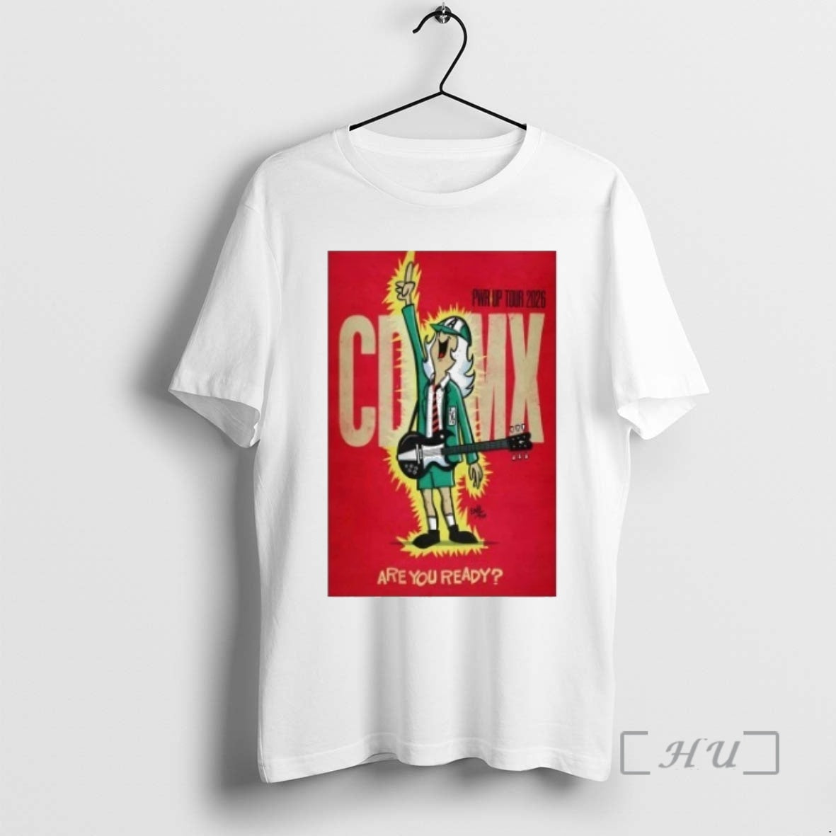 Officials Ac Dc Pwr Up Tour 2026 Cdmx Unisex T-shirt, Sweatshirt, Hoodie, Long Sleeve Tee - T-Shirt, Sweatshirt, Hoodie