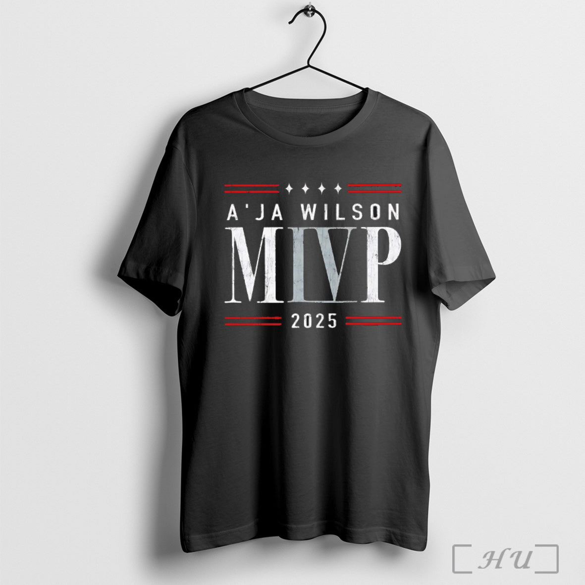 Officials Aja Wilson Las Vegas Aces Basketball Iv Mvp Campaign 2025 T Shirt Unisex T-shirt, Sweatshirt, Hoodie, Long Sleeve Tee - T-Shirt, Sweatshirt, Hoodie