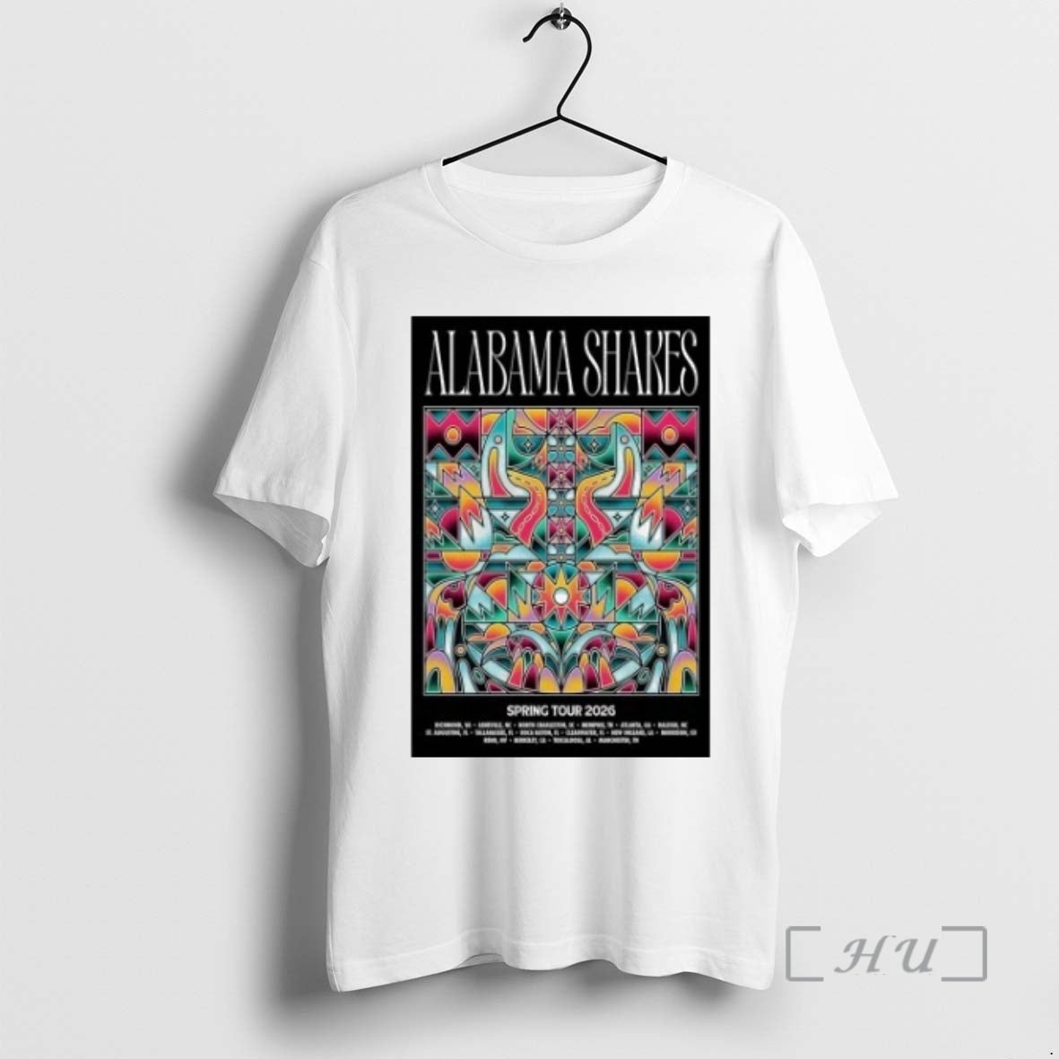 Officials Alabama Shakes Spring Tour 2026 Unisex T-shirt, Sweatshirt, Hoodie, Long Sleeve Tee - T-Shirt, Sweatshirt, Hoodie