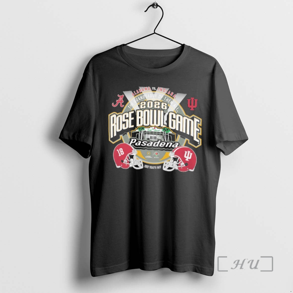 Officials Alabama Vs Indiana Football 2026 Cfp Rose Bowl Game Head To Head The Granddaddy - T-Shirt, Sweatshirt, Hoodie