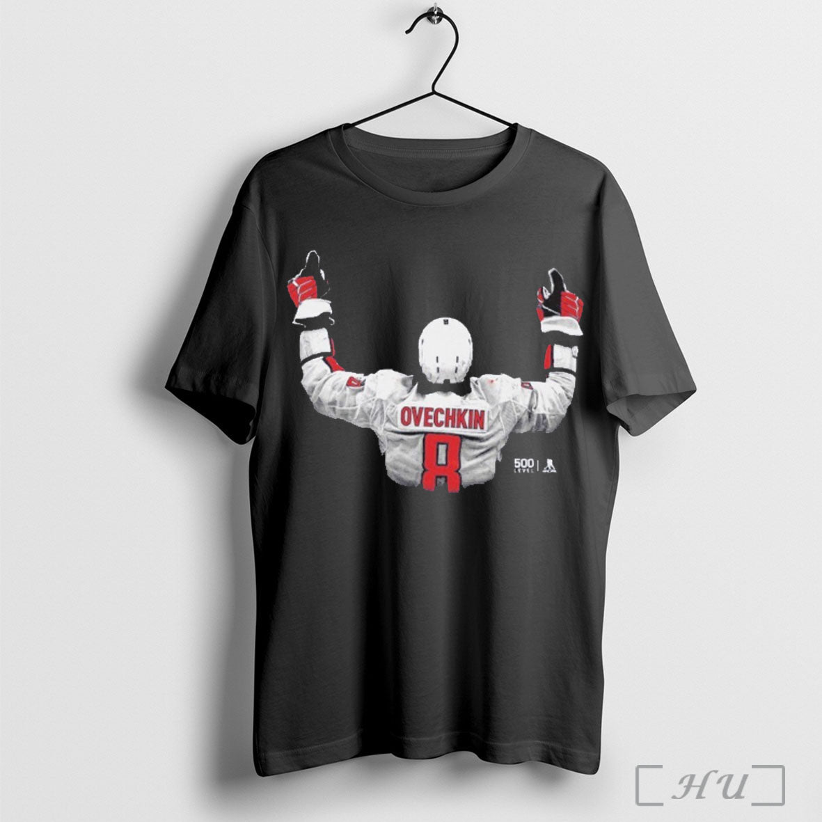 Officials Alex Ovechkin Washington Capitals Jersey Silhouette T Shirt hockey jersey product view 1